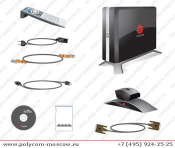 Комплект поставки Polycom HDX 6000-720 View