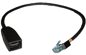 Переходник для микрофона Polycom: 2457-23716-001 RJ-45F (codec side) to Walta 