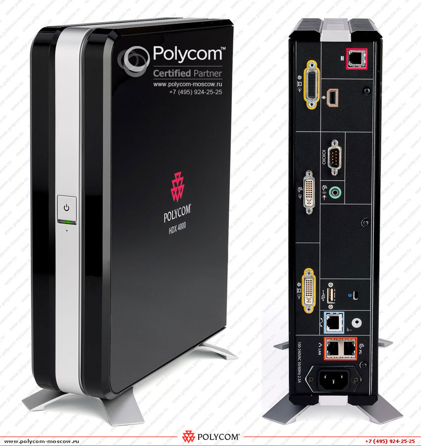 Polycom HDX 4002 ports