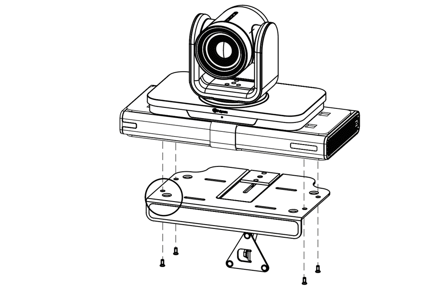 Полка для камеры polycom